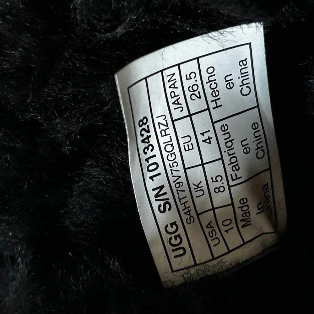 UGG Black Suede Boots - Picture 5 of 5